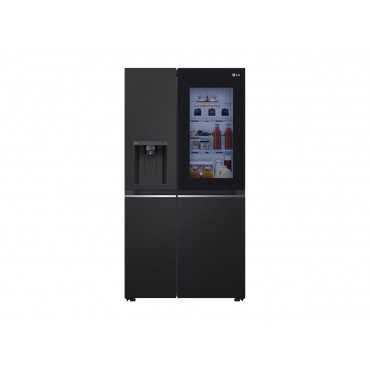 LG GSGV81EPLL Refrigerator, Free-standing, Side by Side, E, Height 1.79 m, Net fridge 416 L, Net freezer 219 L, Black | LG