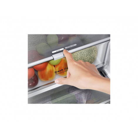 LG GSGV81EPLL Refrigerator, Free-standing, Side by Side, E, Height 1.79 m, Net fridge 416 L, Net freezer 219 L, Black | LG