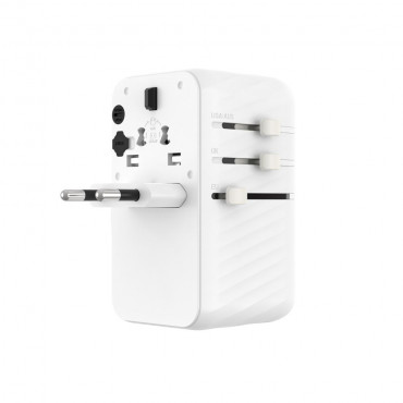 Fixed | Voyager 85W travel adapter for EU, UK and USA/AUS, with 4xUSB-C and 1xUSB output | Adapter