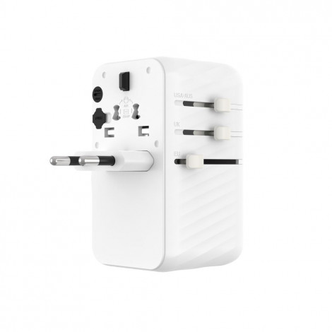 Fixed | Voyager 85W travel adapter for EU, UK and USA/AUS, with 4xUSB-C and 1xUSB output | Adapter