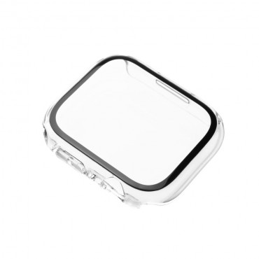 Fixed | Pure protective case with tempered glass for Apple Watch 46mm | Clear