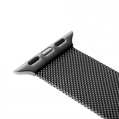 Fixed | Mesh Strap for Apple Watch 42/44/45/46/49mm | Watch loop | Black