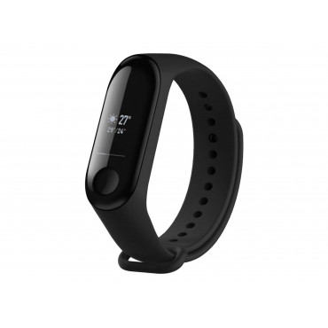 Fixed | Silicone Strap for Xiaomi Mi Band 3/4 | Black