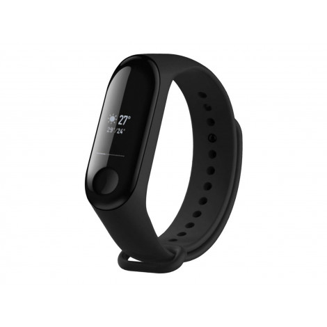 Fixed | Silicone Strap for Xiaomi Mi Band 3/4 | Black