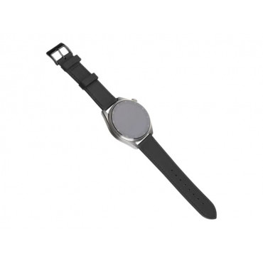 Fixed | Leather Strap with Quick Release 20mm for Smartwatch | Black