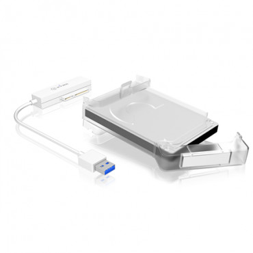 Raidsonic | ICY BOX | Adapter cable with protective a cover for 2.5" SATA hard disks to USB 3.0, blue Access LED | SATA | USB 3.