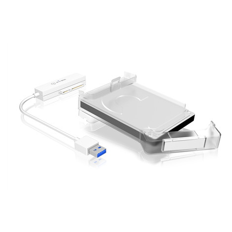 Raidsonic | ICY BOX | Adapter cable with protective a cover for 2.5" SATA hard disks to USB 3.0, blue Access LED | SATA | USB 3.