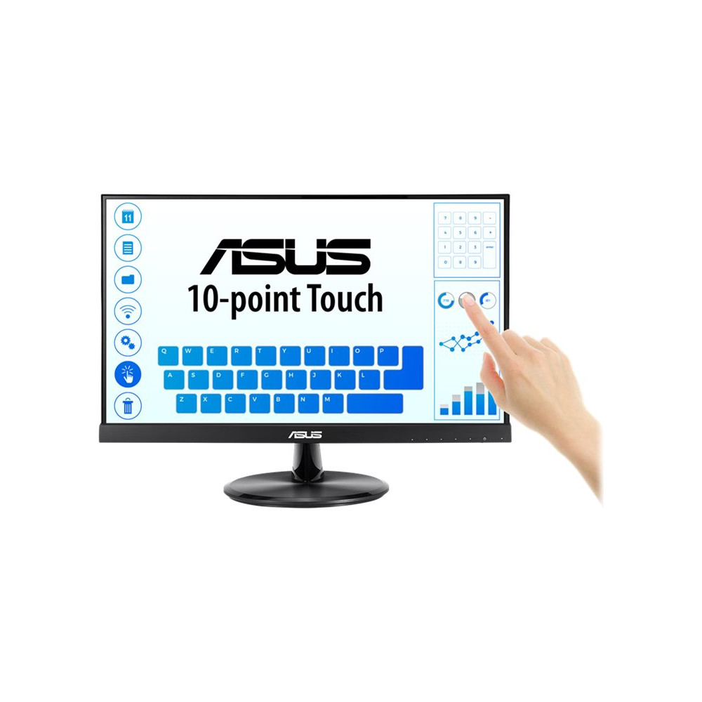 Asus VT229H | 21.5 " | IPS | 16:9 | 60 Hz | 5 ms | 1920 x 1080 pixels | 250 cd/m | HDMI ports quantity 1