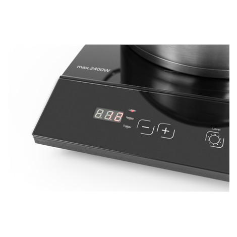 Caso | Free standing table hob | 02230 | Number of burners/cooking zones 1 | Sensor touch control | Black | Induction