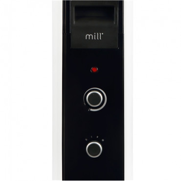 Mill | Heater | AB-H1000MEC | Oil Filled Radiator | 1000 W | Number of power levels 3 | Suitable for rooms up to 12-16 m | White