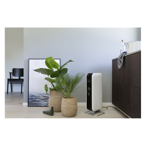 Mill | Heater | AB-H1000MEC | Oil Filled Radiator | 1000 W | Number of power levels 3 | Suitable for rooms up to 12-16 m | White