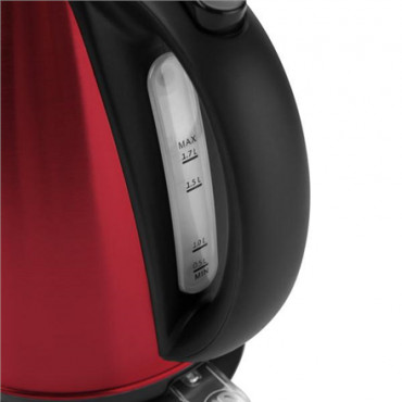 ETA | Kettle | 359090010 | Standard | 2200 W | 1.7 L | Stainless steel | 360 rotational base | Red