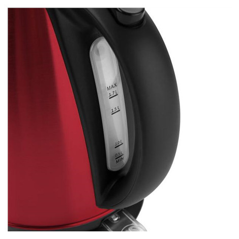 ETA | Kettle | 359090010 | Standard | 2200 W | 1.7 L | Stainless steel | 360 rotational base | Red