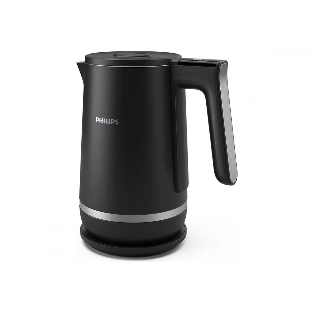 Philips | Double-walled Kettle | HD9396/90 7000 series | Electric | 2200 W | 1.7 L | Metal | 360 rotational base | Black