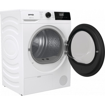 Gorenje Dryer Machine | DHNE82 | Energy efficiency class Class D | Front loading | 8 kg | LED | Depth 55 cm | White