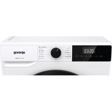 Gorenje Dryer Machine | DHNE82 | Energy efficiency class Class D | Front loading | 8 kg | LED | Depth 55 cm | White