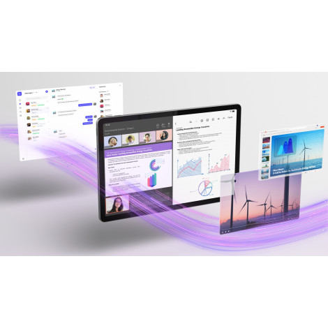 Lenovo Idea Tab 11 2.5K Mediatek Dimensity 6300/8GB/128GB/Android 15/Grey/2Y Warranty | Lenovo Tab (without power adapter) | Ide