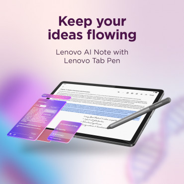 Lenovo Idea Tab 11 2.5K Mediatek Dimensity 6300/8GB/128GB/Android 15/Grey/2Y Warranty | Lenovo Tab (without power adapter) | Ide