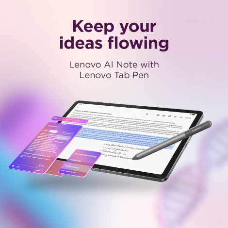 Lenovo Idea Tab 11 2.5K Mediatek Dimensity 6300/8GB/128GB/Android 15/Grey/2Y Warranty | Lenovo Tab (without power adapter) | Ide