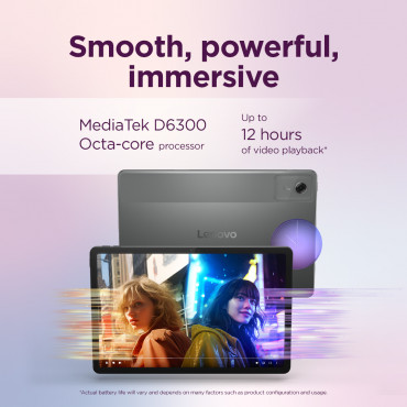Lenovo Idea Tab 11 2.5K Mediatek Dimensity 6300/8GB/128GB/Android 15/Grey/2Y Warranty | Lenovo Tab (without power adapter) | Ide