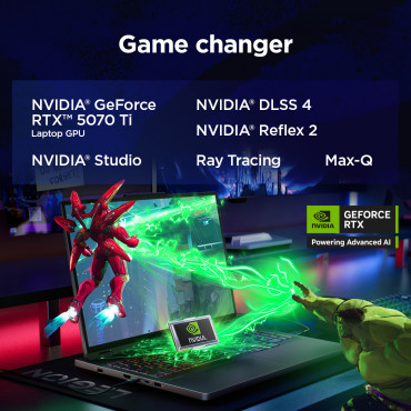 Lenovo Legion Pro 5 16IAX10 | Eclipse Black | 16 " | OLED | WQXGA | 2560 x 1600 pixels | Glossy | Intel Core Ultra 7 | 255HX | 3