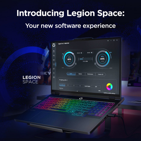 Lenovo Legion Pro 5 16IAX10 | Eclipse Black | 16 " | OLED | WQXGA | 2560 x 1600 pixels | Glossy | Intel Core Ultra 7 | 255HX | 3