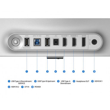 Samsung LS27FG810SUXEN 27" Gaming Monitor Odyssey 3D G8 G81SF 3840x2160/16:9/250cd/m2/0.03ms, HDMI, USB, DP | Samsung