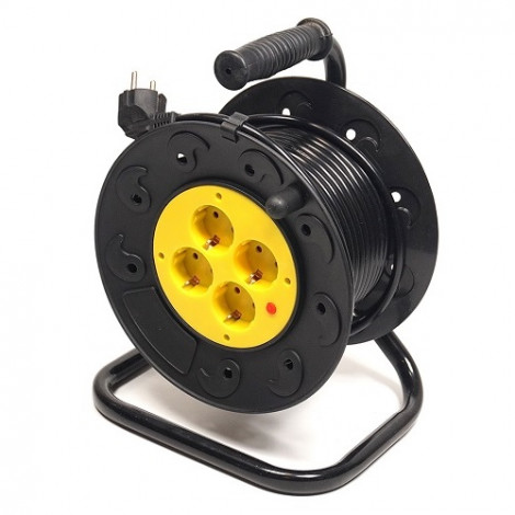 Ilgintuvas su rite 15m, 4 lizdai, 3x1.5mm2