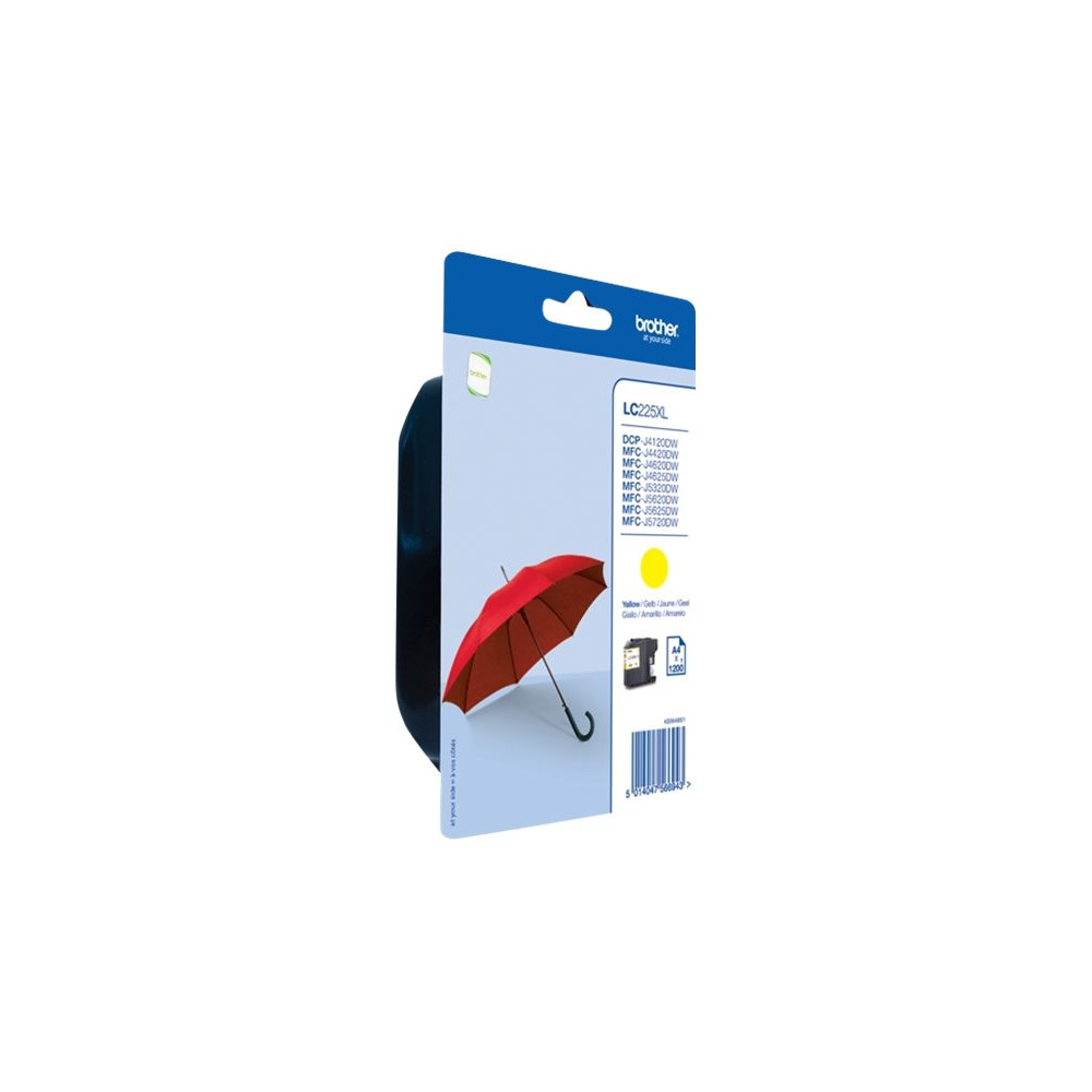 Brother LC225XLY | Ink Cartridge | Yellow