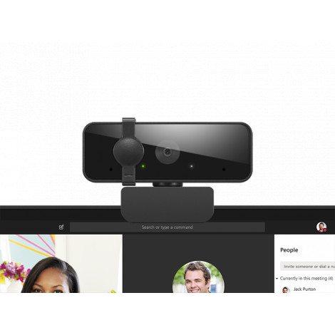 Lenovo Accessories 310 FHD Webcam Black | Lenovo WebCam | 310 FHD