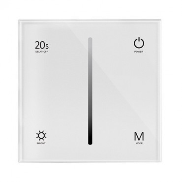 T1-1 sieninis LED valdiklis 12-48VDC, 2 kanalų, 1 spalvos, RF