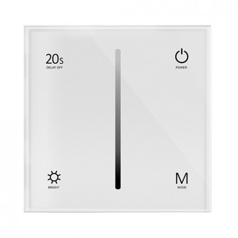 T1-1 sieninis LED valdiklis 12-48VDC, 2 kanalų, 1 spalvos, RF