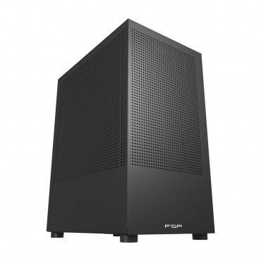Fortron Case | S110-B | Black | M-ATX Mid Tower | Power supply included No
