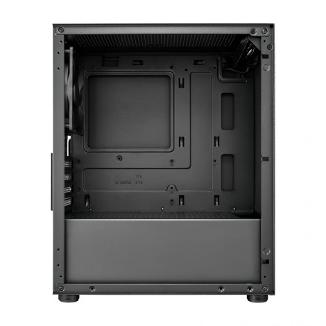 Fortron Case | S110-B | Black | M-ATX Mid Tower | Power supply included No