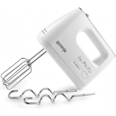 Gorenje | Hand Mixer | M460CDC | Hand Mixer | 460 W | Number of speeds 5 | Turbo mode | White