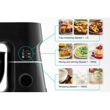 Gorenje | Kitchen Machine | MMC1000SCB | 1000 W | Number of speeds 12 | Bowl capacity 6 L