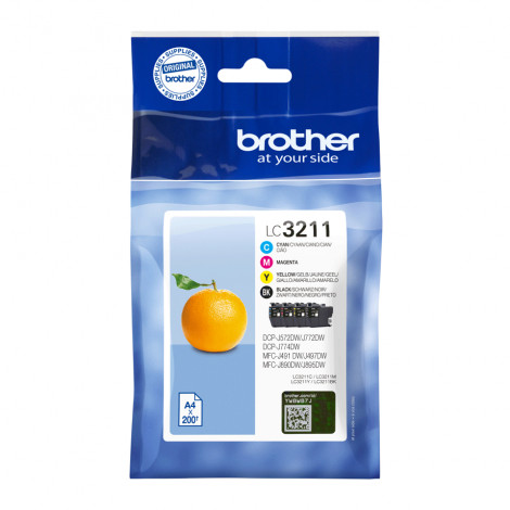 Brother LC3211VAL Cartridge Value Pack BK/C/M/Y | Brother