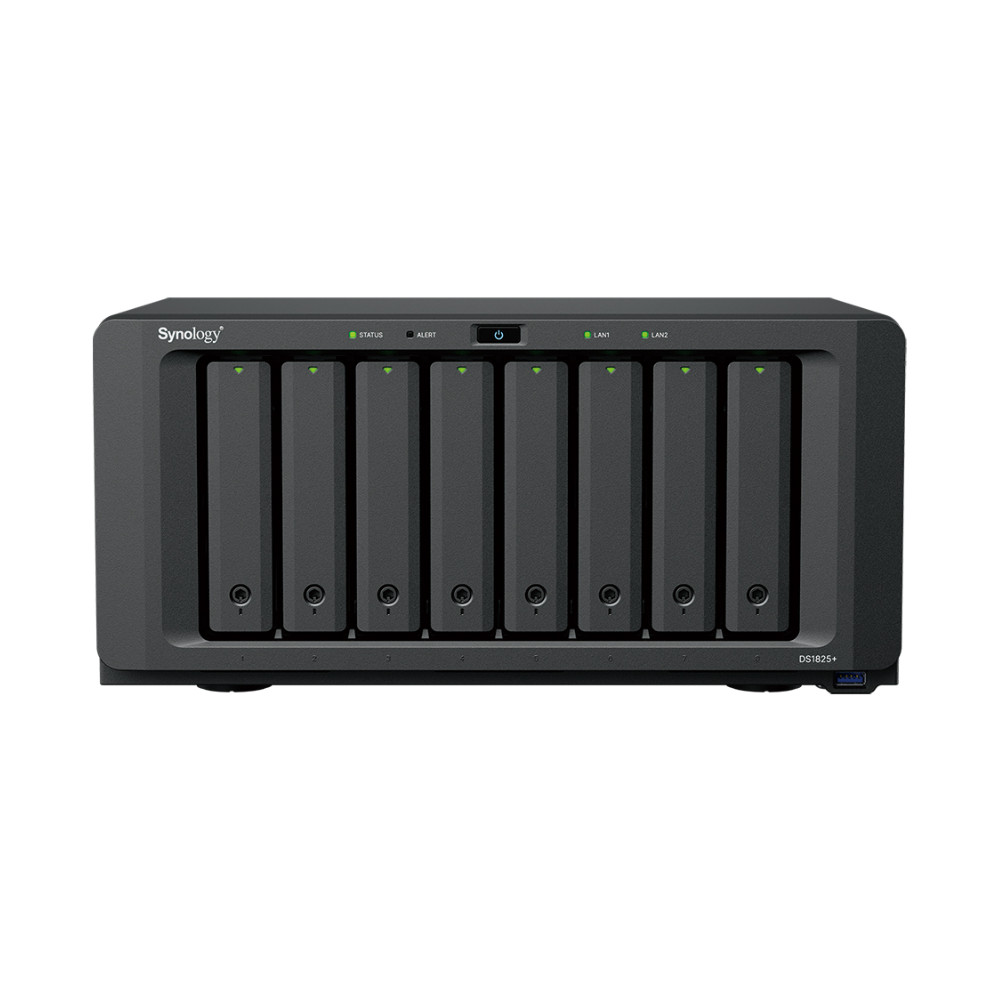 Synology DiskStation | DS1825+ | AMD Ryzen | V1500B | 8 GB | DDR4 | Black