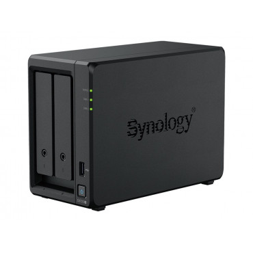 Synology DiskStation | DS725+ | AMD Ryzen | R1600 | 4 GB | DDR4 | Black