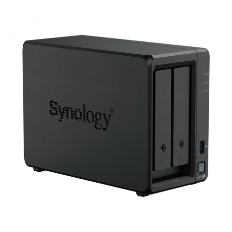 Synology DiskStation | DS725+ | AMD Ryzen | R1600 | 4 GB | DDR4 | Black
