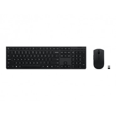 Lenovo Professional | Keyboard and Mouse Combo | Wireless | US English | Bluetooth | Grey | 2.4 GHz