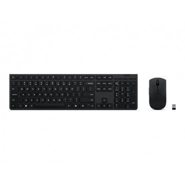 Lenovo Professional | Keyboard and Mouse Combo | Wireless | US Euro | Bluetooth | Black | 2.4 GHz