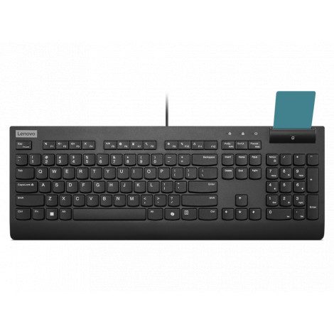 Lenovo Smartcard II | Keyboard | Wired | Estonian | Black | USB-A | Plunger type switch