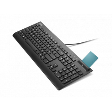 Lenovo Smartcard II | Keyboard | Wired | Estonian | Black | USB-A | Plunger type switch
