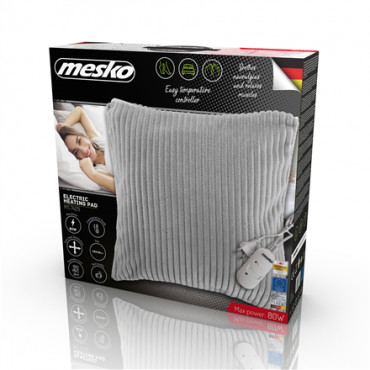 Mesko | Electirc heating pad | MS 7429 | Number of heating levels 2 | Number of persons 1 | Washable | Remote control | 80 W | G