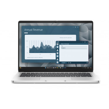 Dell Pro 14 PC14255 | Platinum Silver | 14 " | IPS | FHD+ | 1920 x 1200 pixels | Anti-glare | AMD Ryzen AI 7 | 350 | 16 GB | DDR