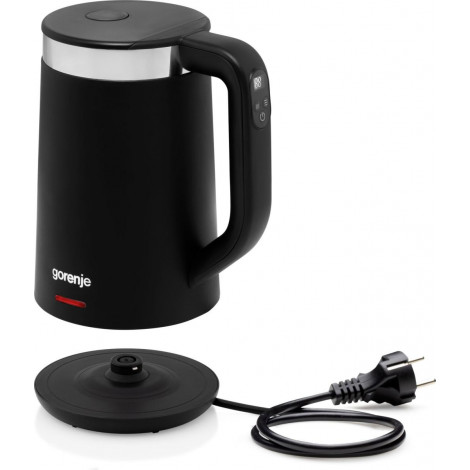 Gorenje Kettle | K17TRDW | Electric | 2200 W | 1.7 L | Plastic/Metal | 360 rotational base | Black