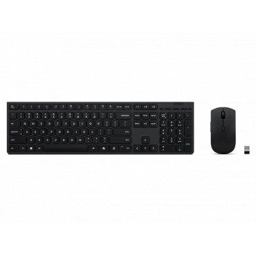 Lenovo Professional Wireless Rechargeable Keyboard and Mouse Combo AI - Lithuanian | Lenovo