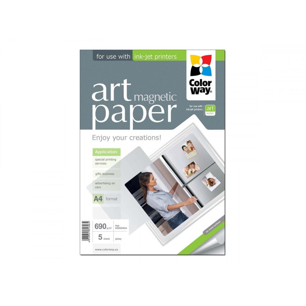 ColorWay ART Glossy Magnetic Photo Paper A4 690 g/m