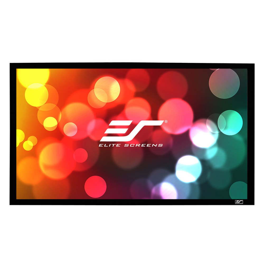Elite Screens | SableFrame Series | ER100WH1 | Diagonal 100 " | 16:9 | Viewable screen width (W) 221 cm | Black